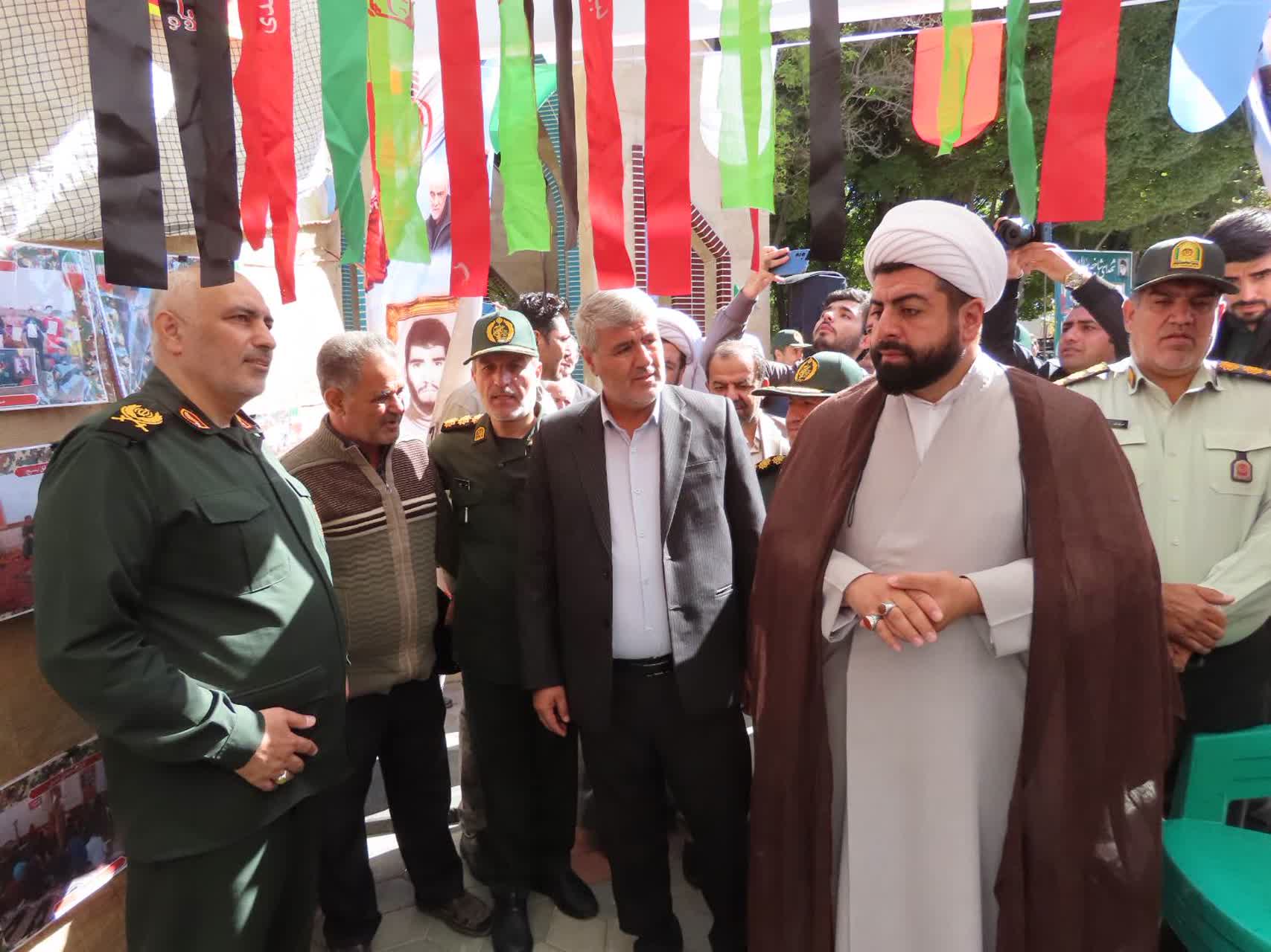 مراسم افتتاح نمایشگاه پایگاههای مقاومت اسوه ناحیه چایپاره