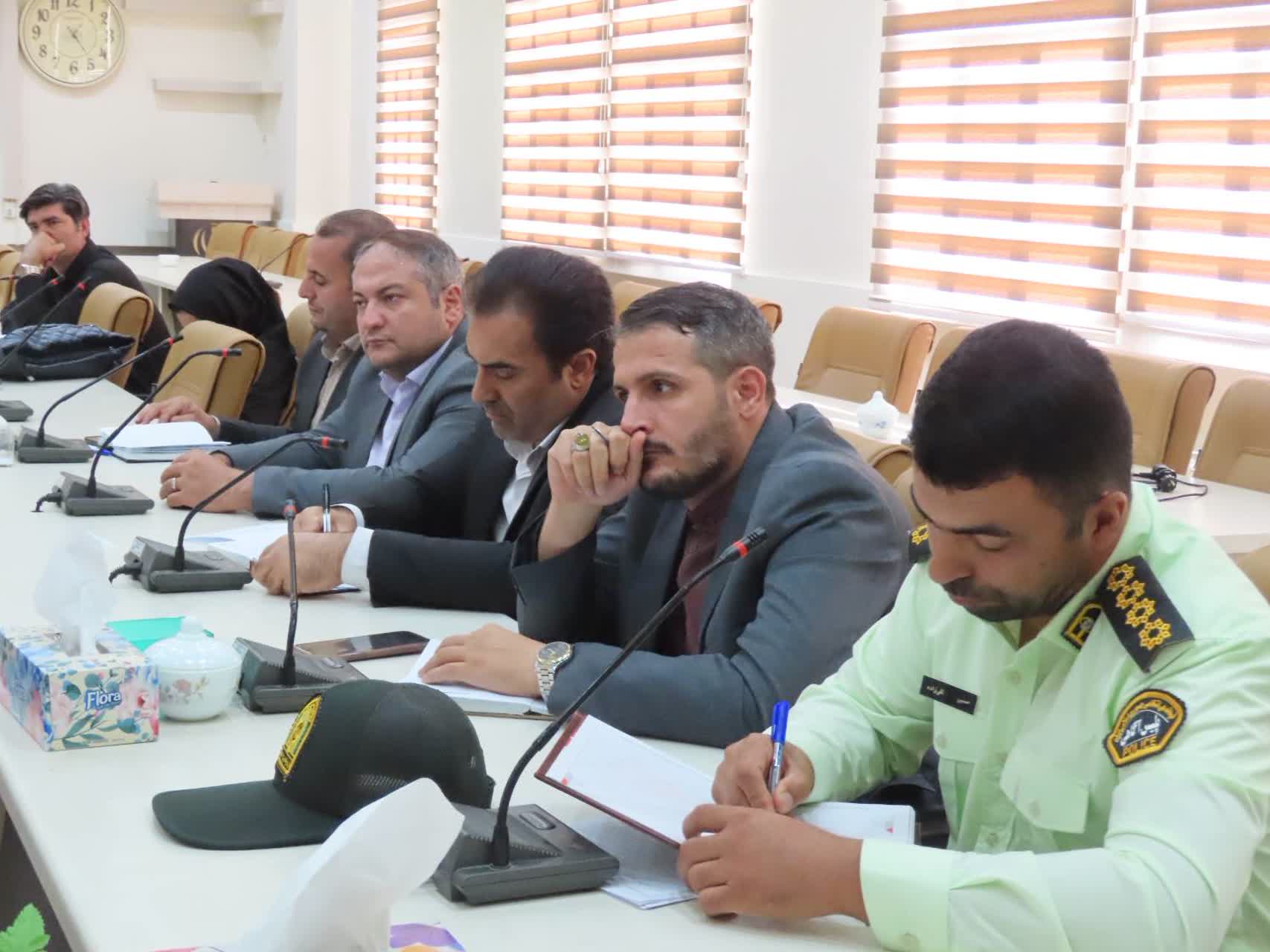 جلسه کمیسیون پیشگیری و مقابله با سرقت شهرستان چایپاره