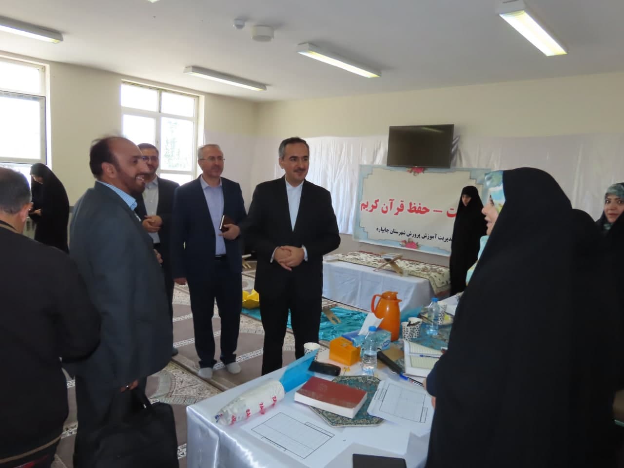 بازدید فرماندار شهرستان چایپاره از محل برگزاری هشتمین دوره مسابقات قرآن،عترت و نماز فرهنگیان