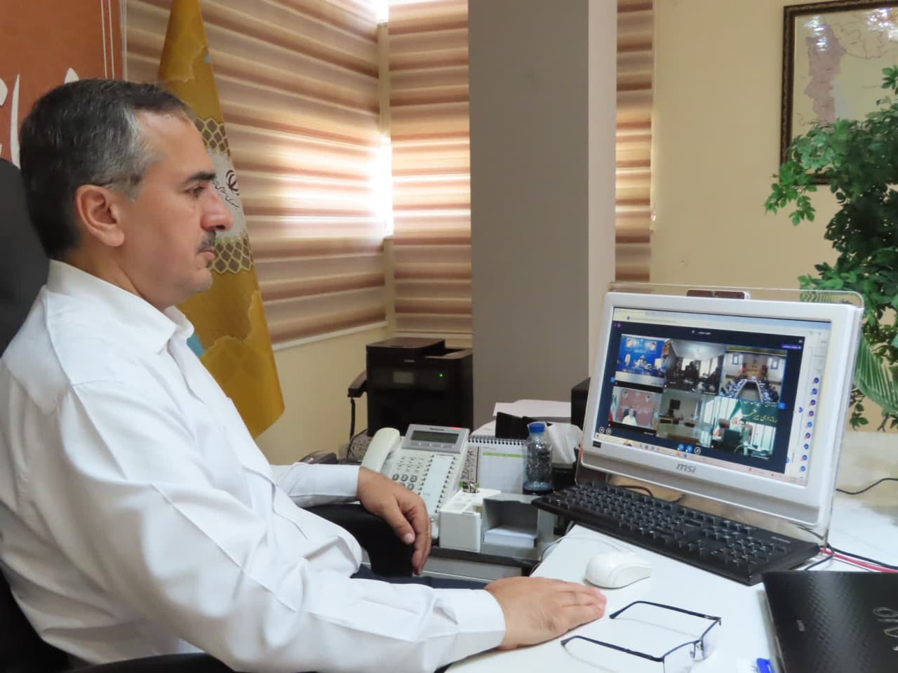 برگزاری جلسه بررسی سامانه های پایش تصویری استان