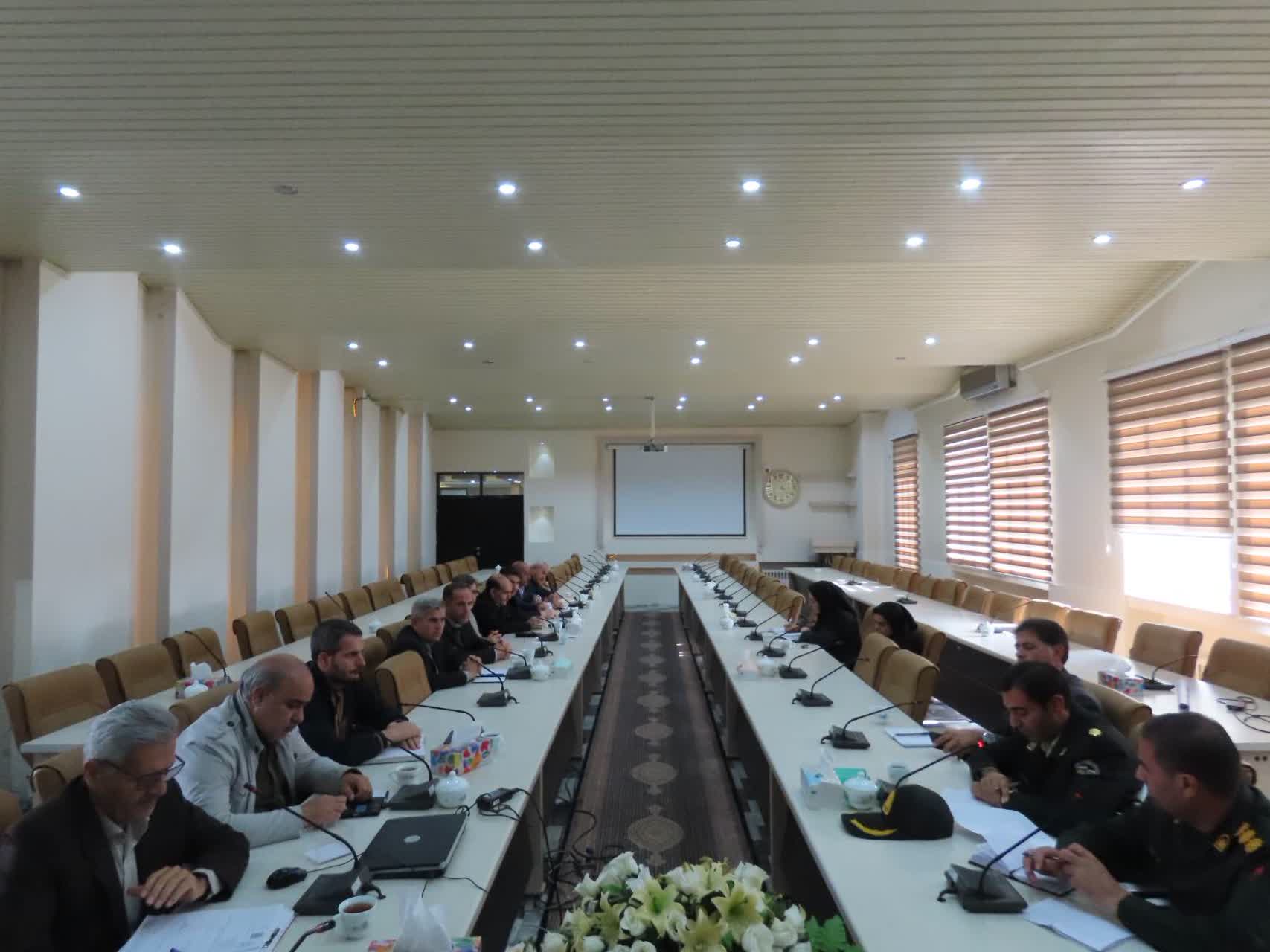 جلسه کمیسیون پیشگیری و مقابله با سرقت شهرستان چایپاره