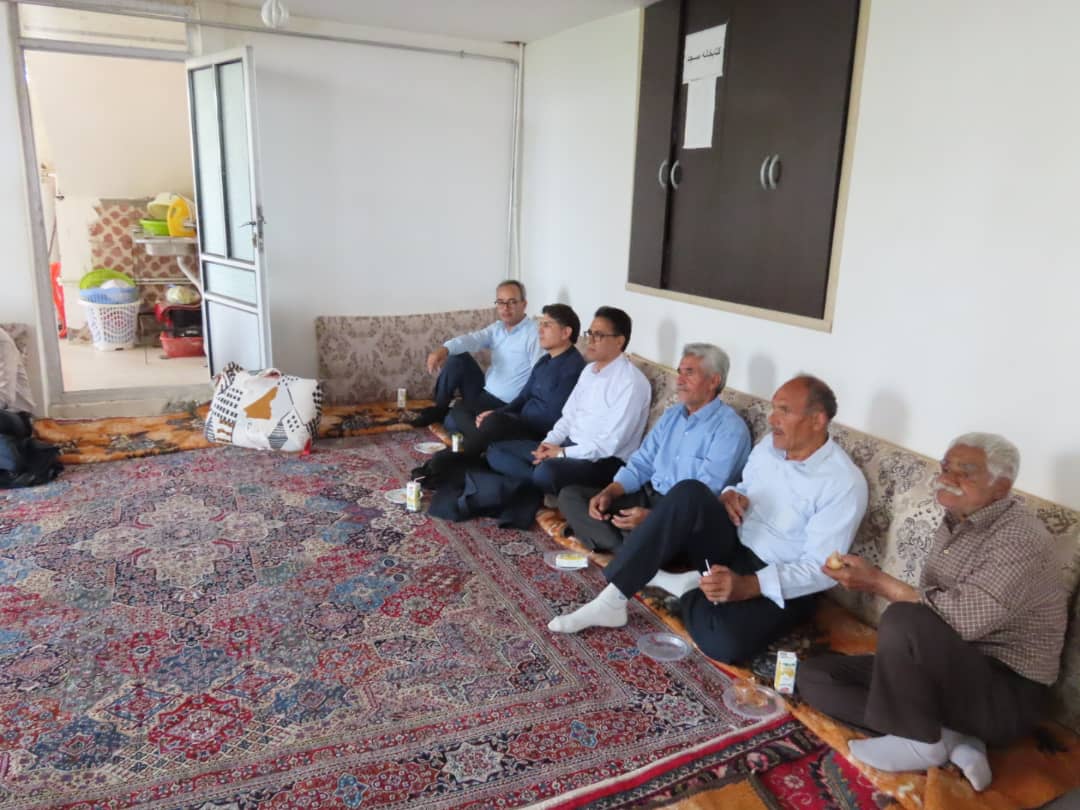 بازدید فرماندار و جمعی از مسئولان شهرستان از روستای کسیان توابع بخش مرکزی