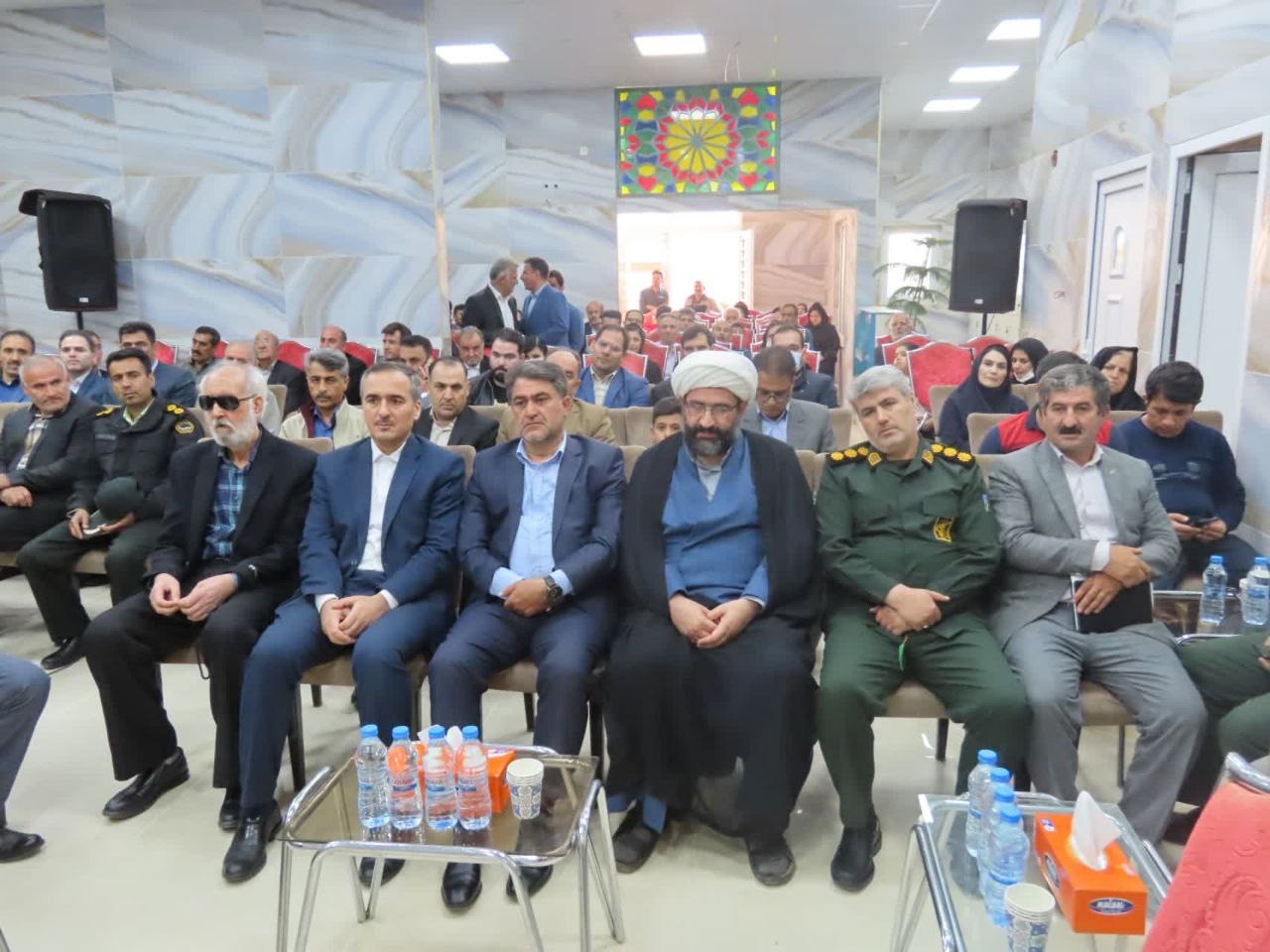 مراسم افتتاح استخر سرپوشیده مارال