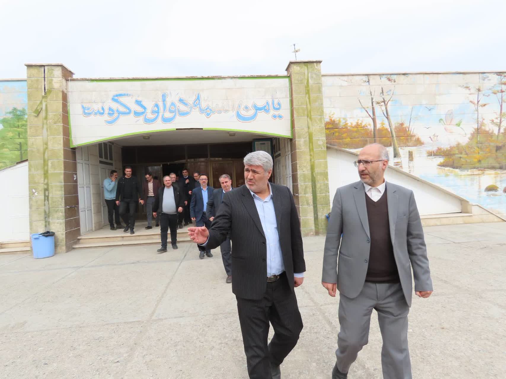 بازدید بازرس‌کل قضایی استان آذربایجان غربی از روند احداث و توسعه مراکز درمانی چایپاره