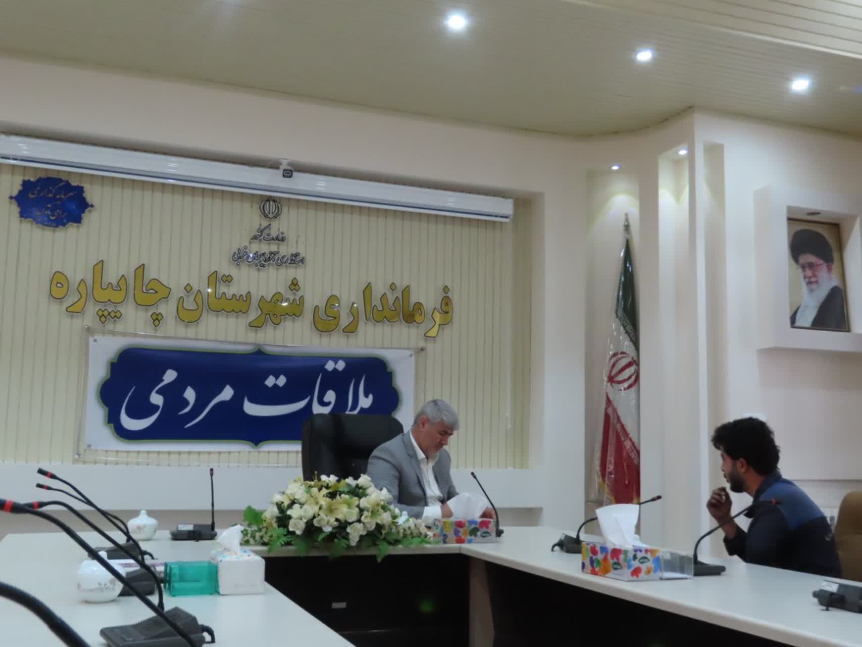 احصاء و بررسی مشکلات مردمی توسط فرماندار شهرستان چایپاره