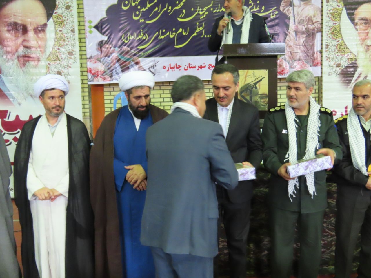 مراسم اجتماع بزرگ بسیجیان شهرستان چایپاره برگزار شد