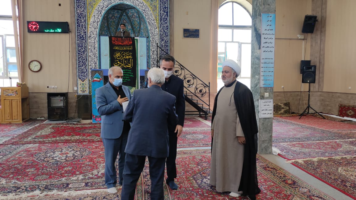 برگزاری نماز عبادی سیاسی جمعه با حضور فرماندار شهرستان.