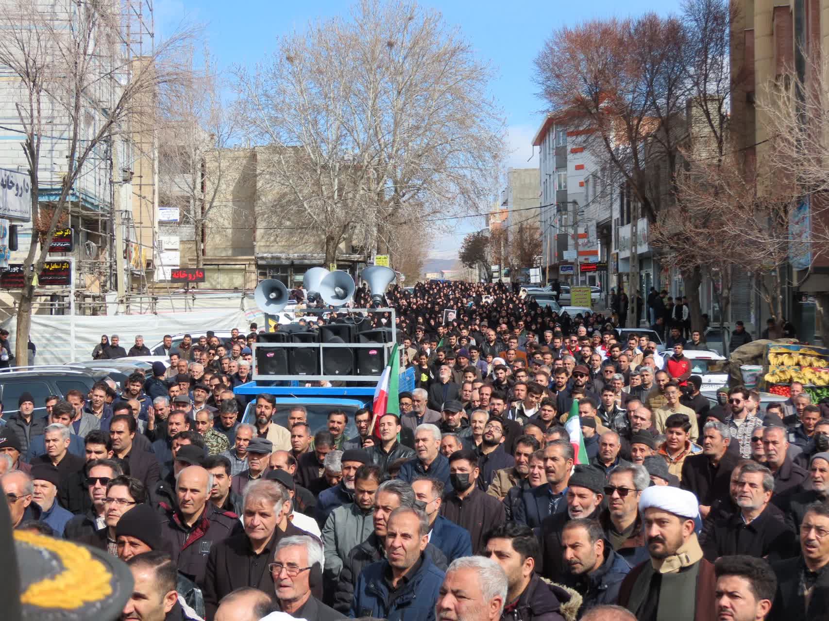 برگزاری مراسم عزاداری خیابانی و خروش حماسی مردم غیور چایپاره در سوگ شهادت قائد امت، حضرت آیت الله خامنه‌ای(قدس سره)