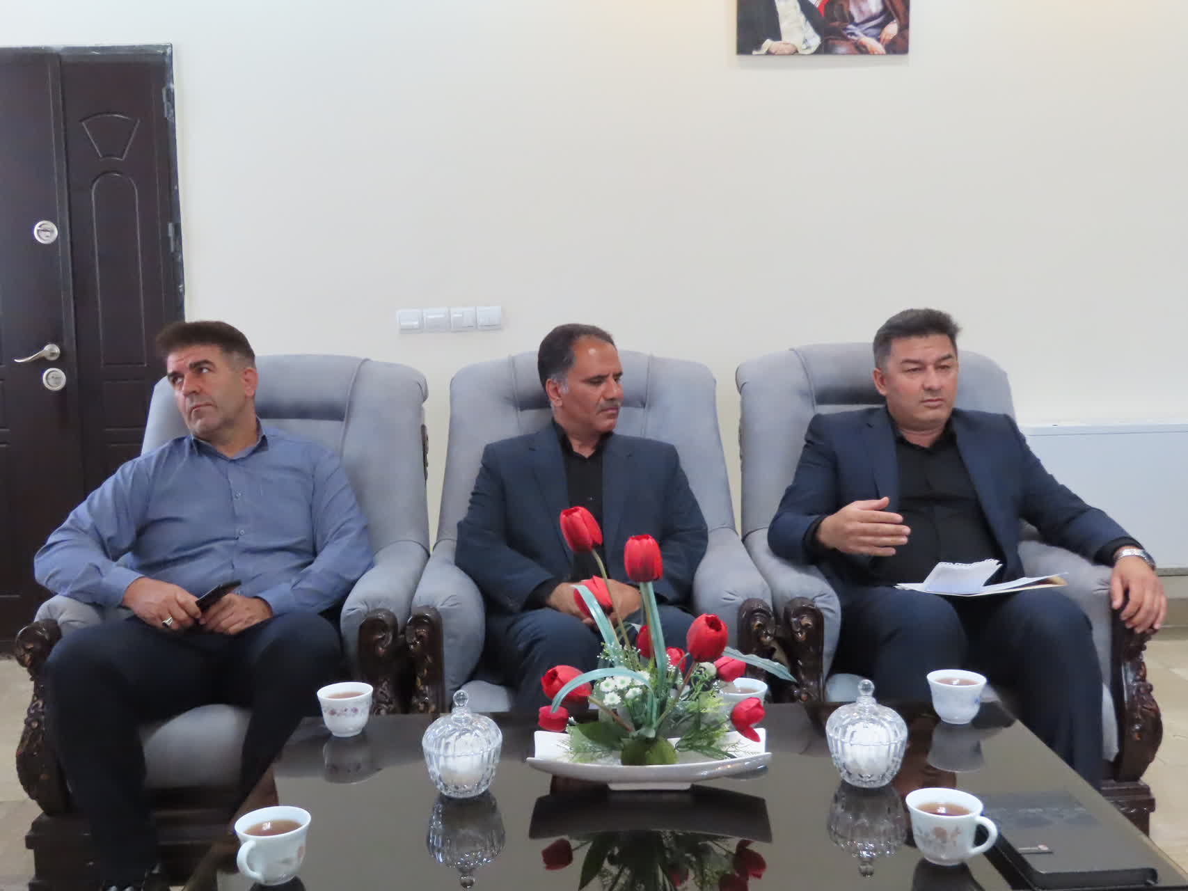 مراسم تکریم و معارفه سرپرست امور آب و فاضلاب شهرستان چایپاره