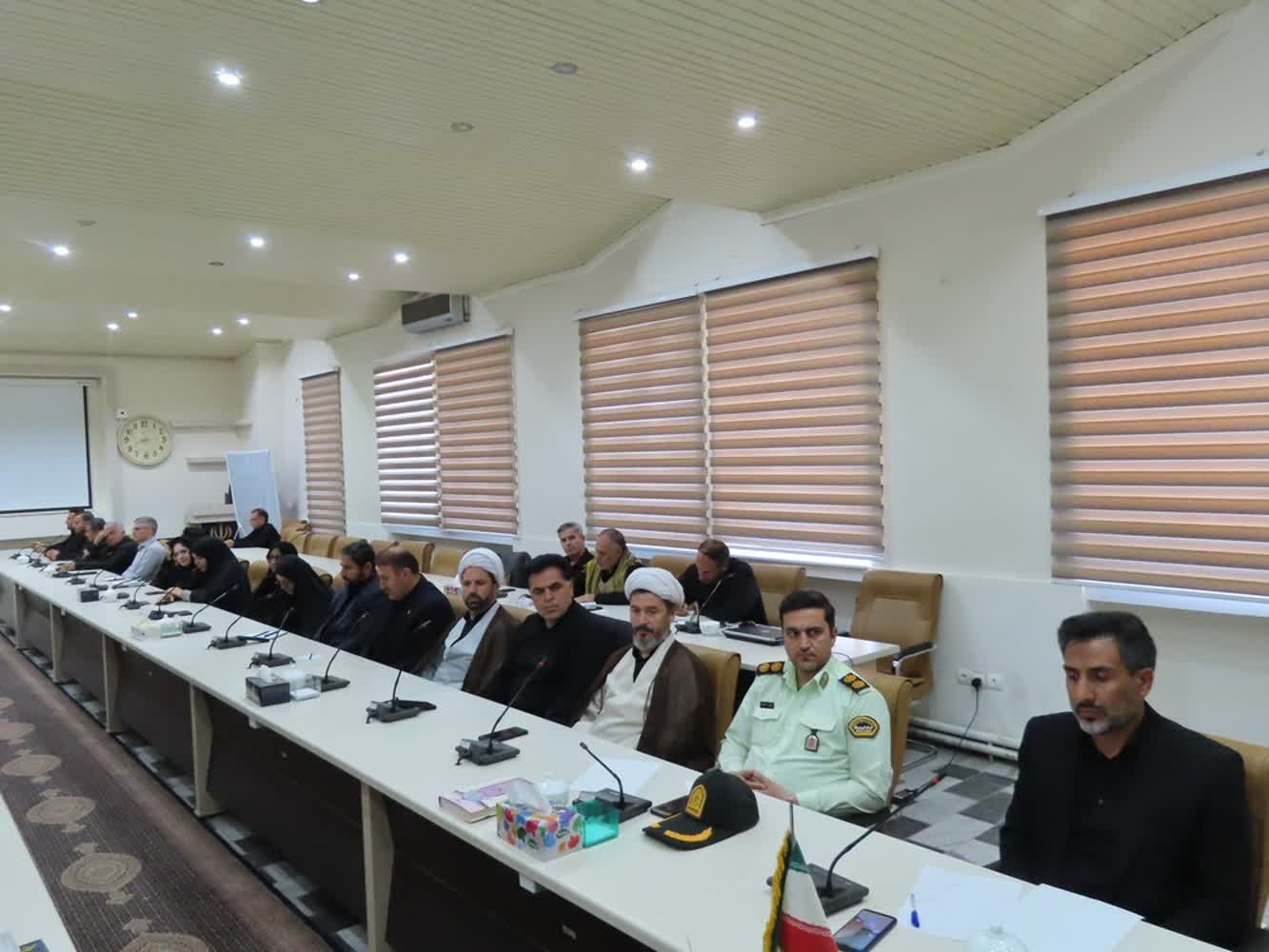 برگزاری جلسه هماهنگی و تشکیل ستاد شهرستانی تشییع پیکر مطهر رهبر شهید انقلاب اسلامی