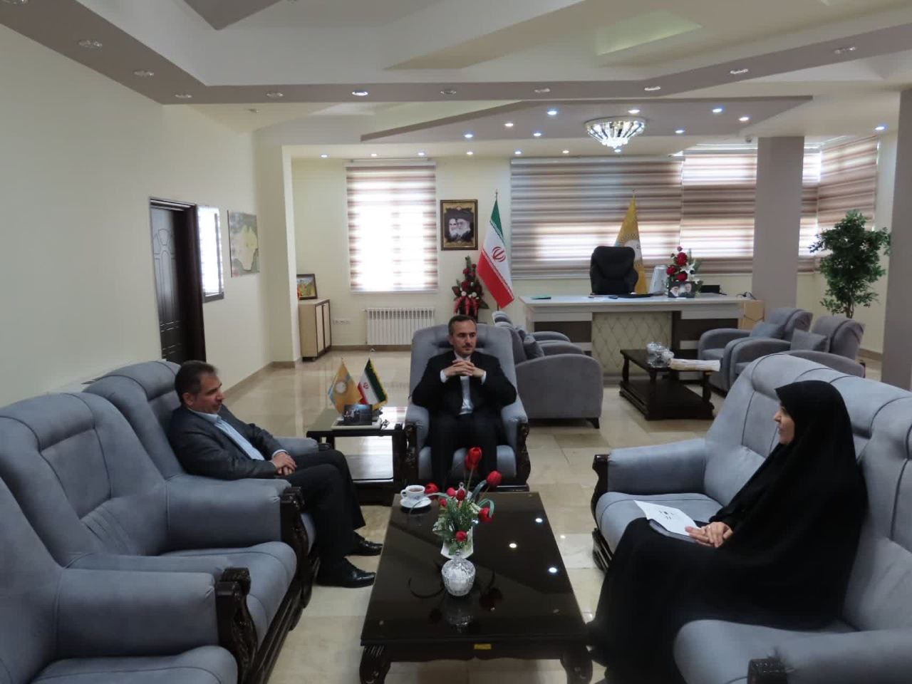 دیدار معاون اشتغال و مشارکت اداره کل بهزیستی با فرماندار شهرستان چایپاره