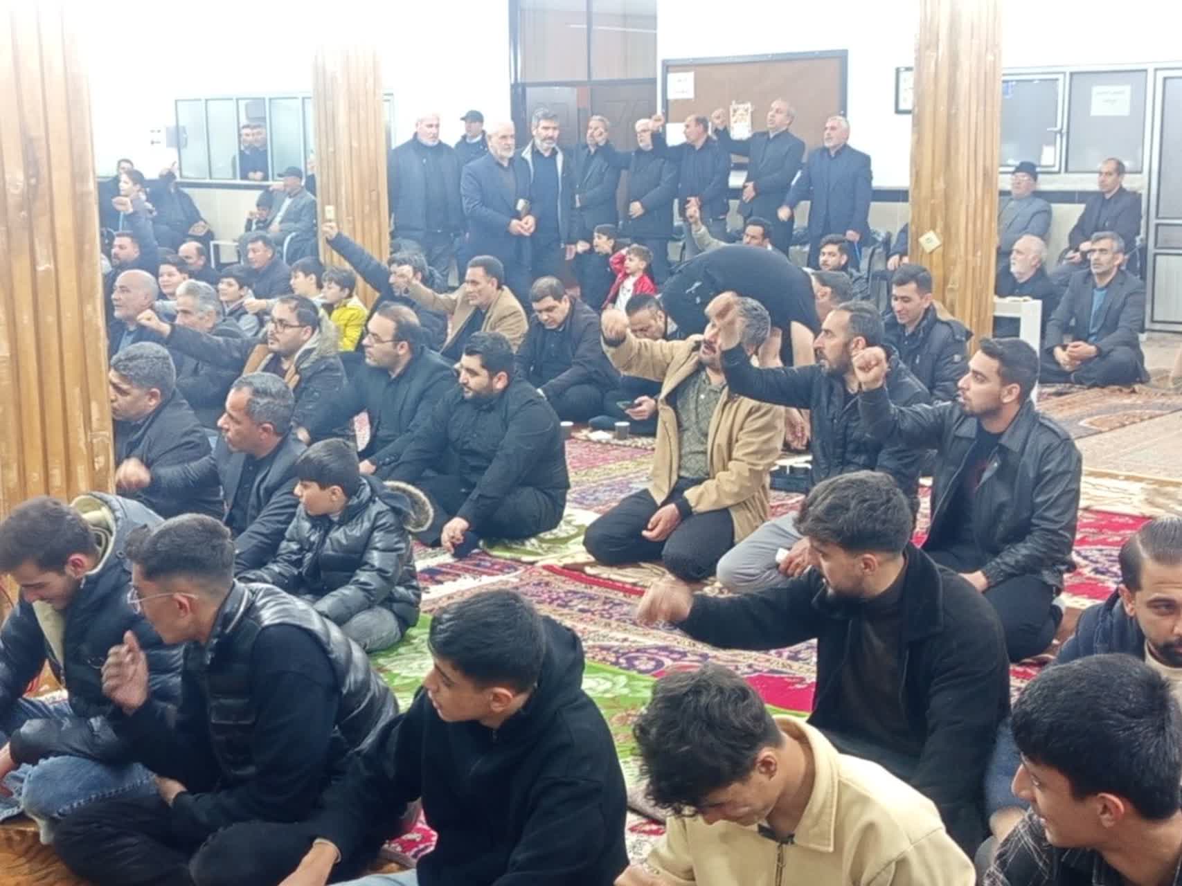 برگزاری مراسم عزاداری شهادت قائد امت، حضرت آیت الله خامنه‌ای(قدس سره)