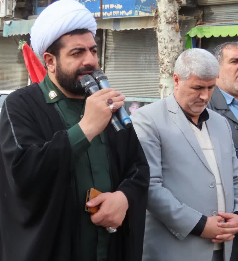 راهپیمایی محکومیت جنایات بی‌سابقه آمریکای جنایتکار و رژیم صهیونسیتی و ابراز ارادت به رهبر شهید انقلاب اسلامی در چایپاره