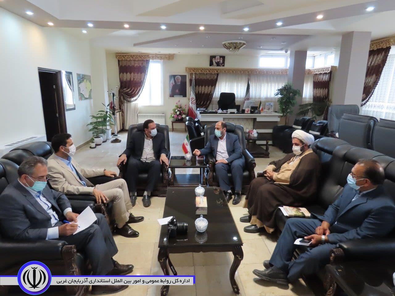 دیدار مدیر کل دامپزشکی استان بافرماندار شهرستان چایپاره