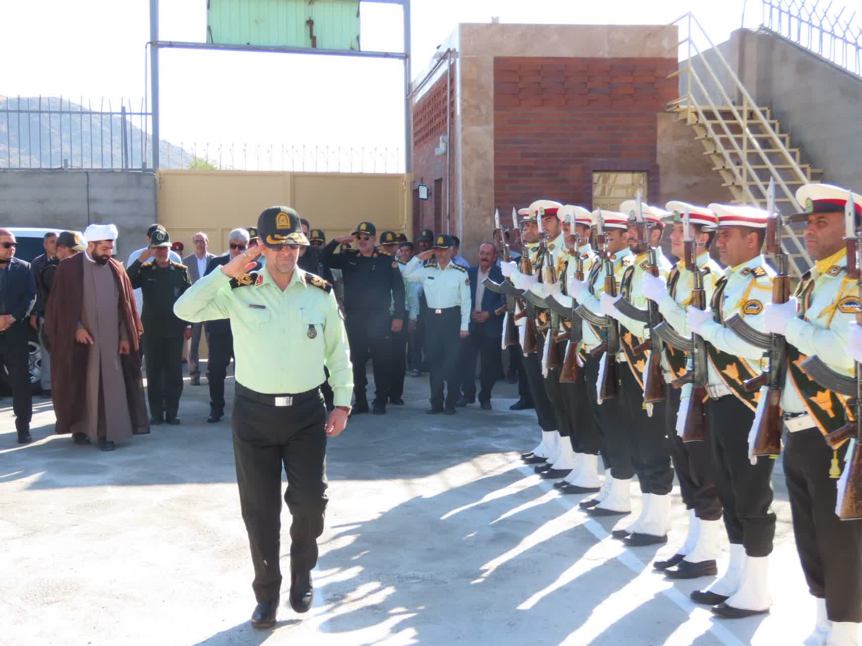 برگزاری آیین افتتاح ساختمان فرماندهی انتظامی بخش حاجیلار شهرستان چایپاره