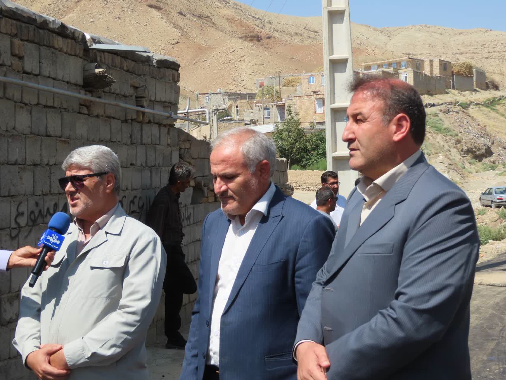 طرح عمرانی بهسازی و آسفالت معابر روستای شوریک آماده افتتاح شد