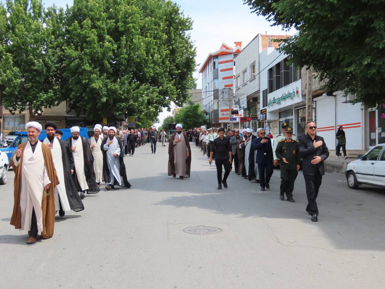 برگزاری مراسم عزاداری خیابانی سالروز ارتحال بنیانگذار کبیر انقلاب اسلامی در شهرستان چایپاره
