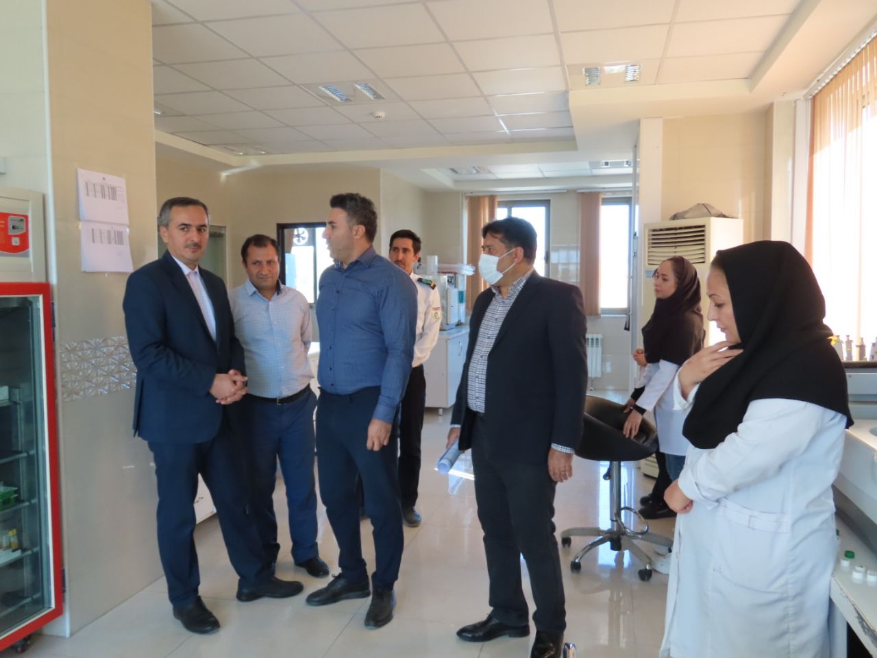بازدید فرماندار شهرستان چایپاره از مرکز بهداشت شهری و روستایی شماره 1