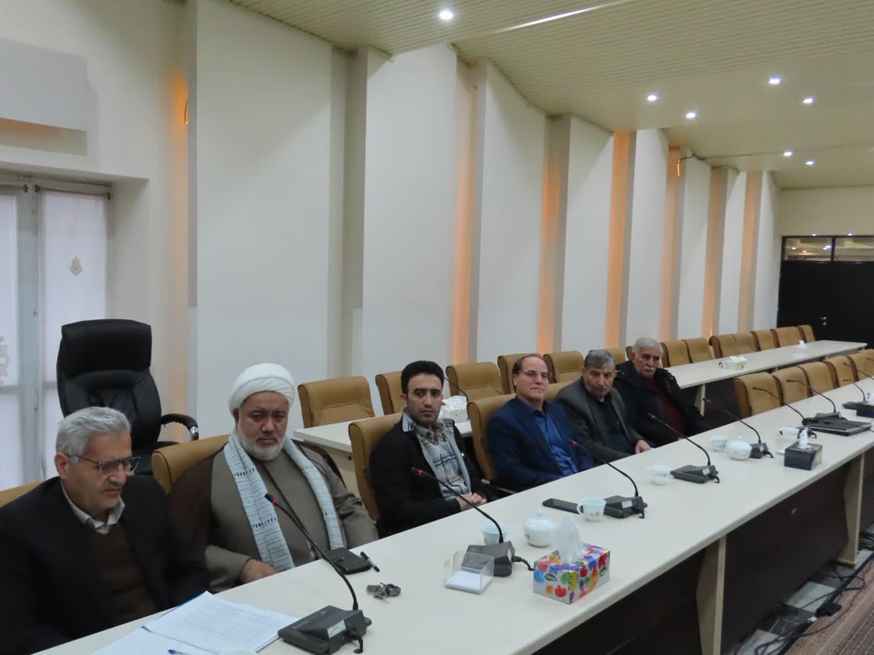 برگزاری جلسه‌ تعیین محل شعب اخذ رأی هفتمین دوره انتخابات شورای اسلامی شهرستان چایپاره