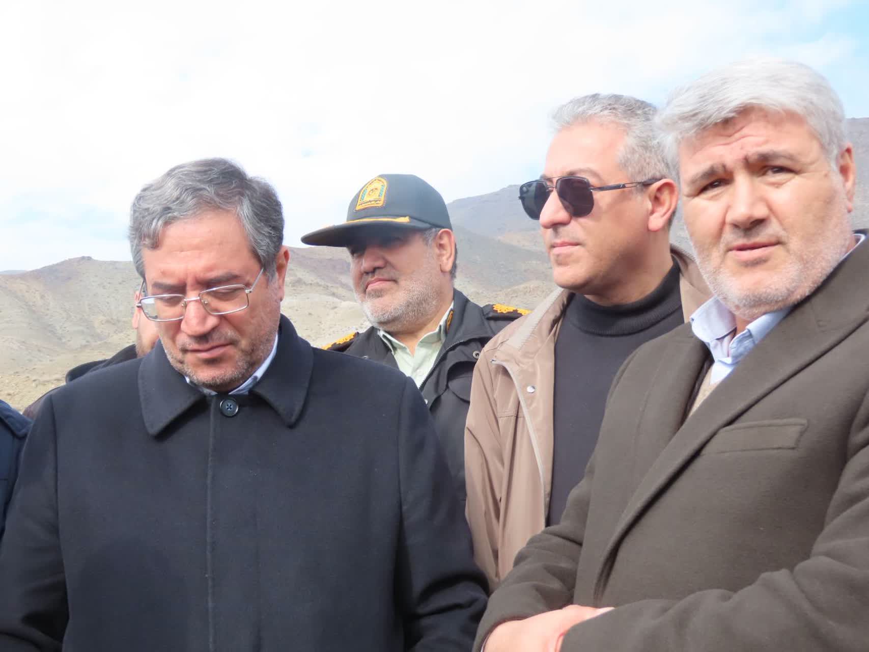 بازدید استاندار آذربایجان‌غربی از محور سه‌راهی ایواوغلی تا گیت ورودی منطقه آزاد ماکو در محدوده شهرستان چایپاره