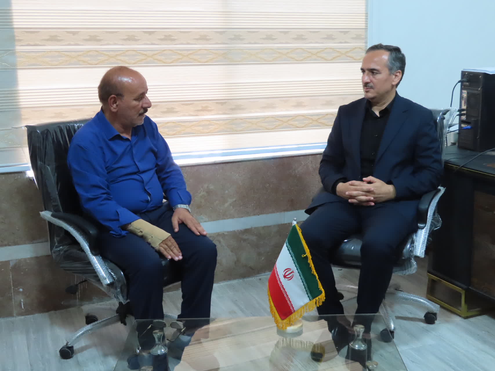 بازدید سرزده سعید شکورزاده فرماندار چایپاره از اداره تعاون روستایی