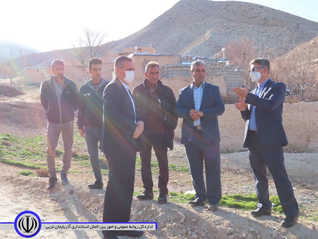 بازدید سعید شکورزاده فرماندار شهرستان از روستا های توابع بخش حاجیلار