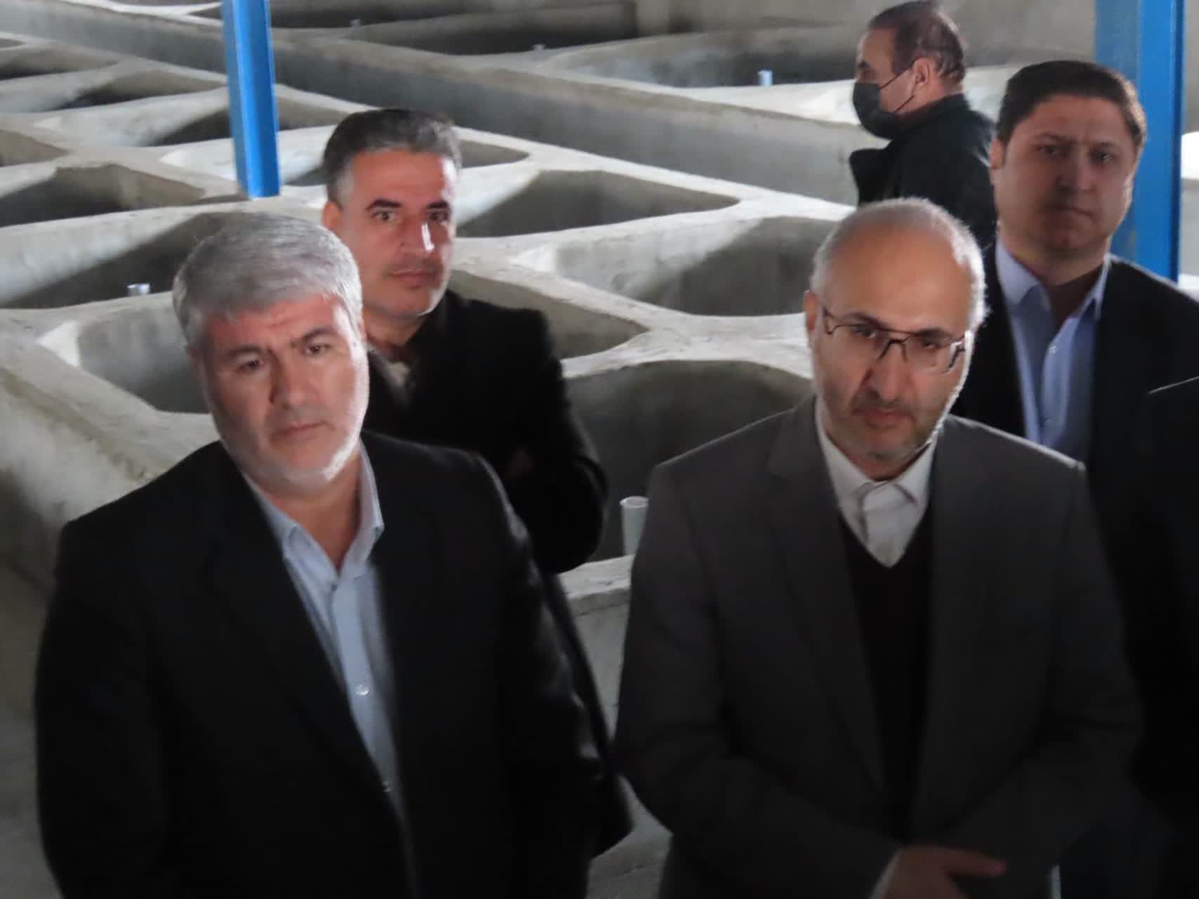 بازدید بازرس‌کل قضایی استان از طرح تکثیر آبزیان آغ‌چای