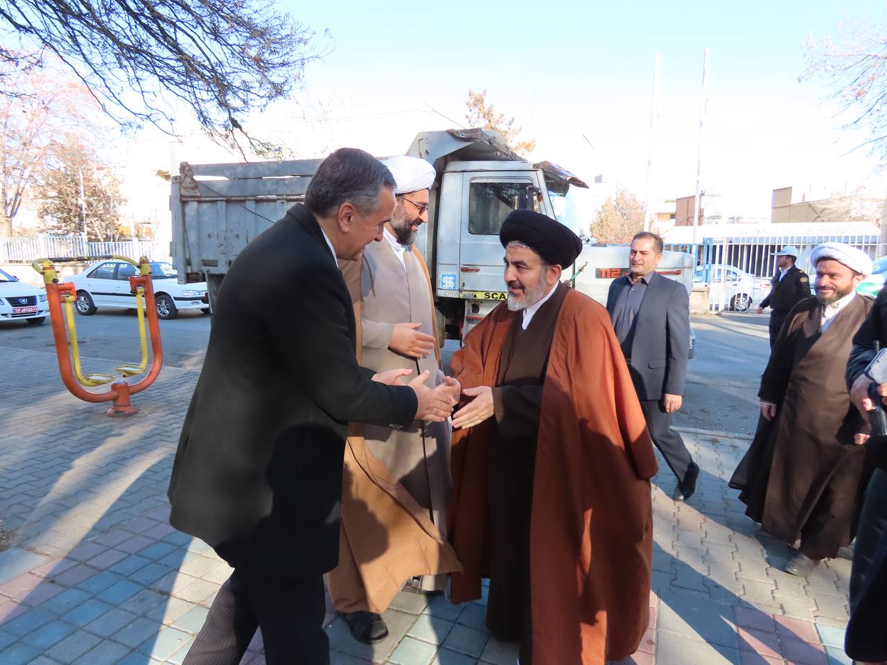 مراسم استقبال از امام جمعه جدید شهرستان چایپاره