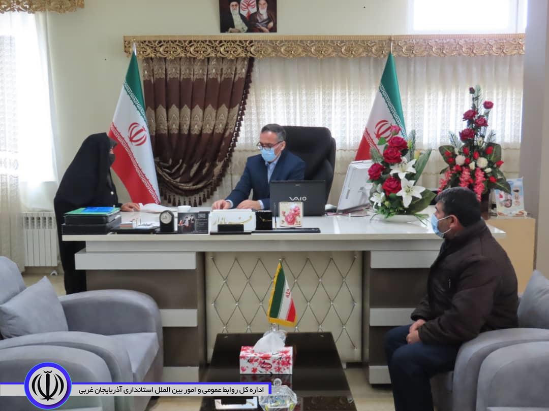طبق روال هر هفته ، ملاقات مردمی فرماندار شهرستان چایپاره برگزار شد