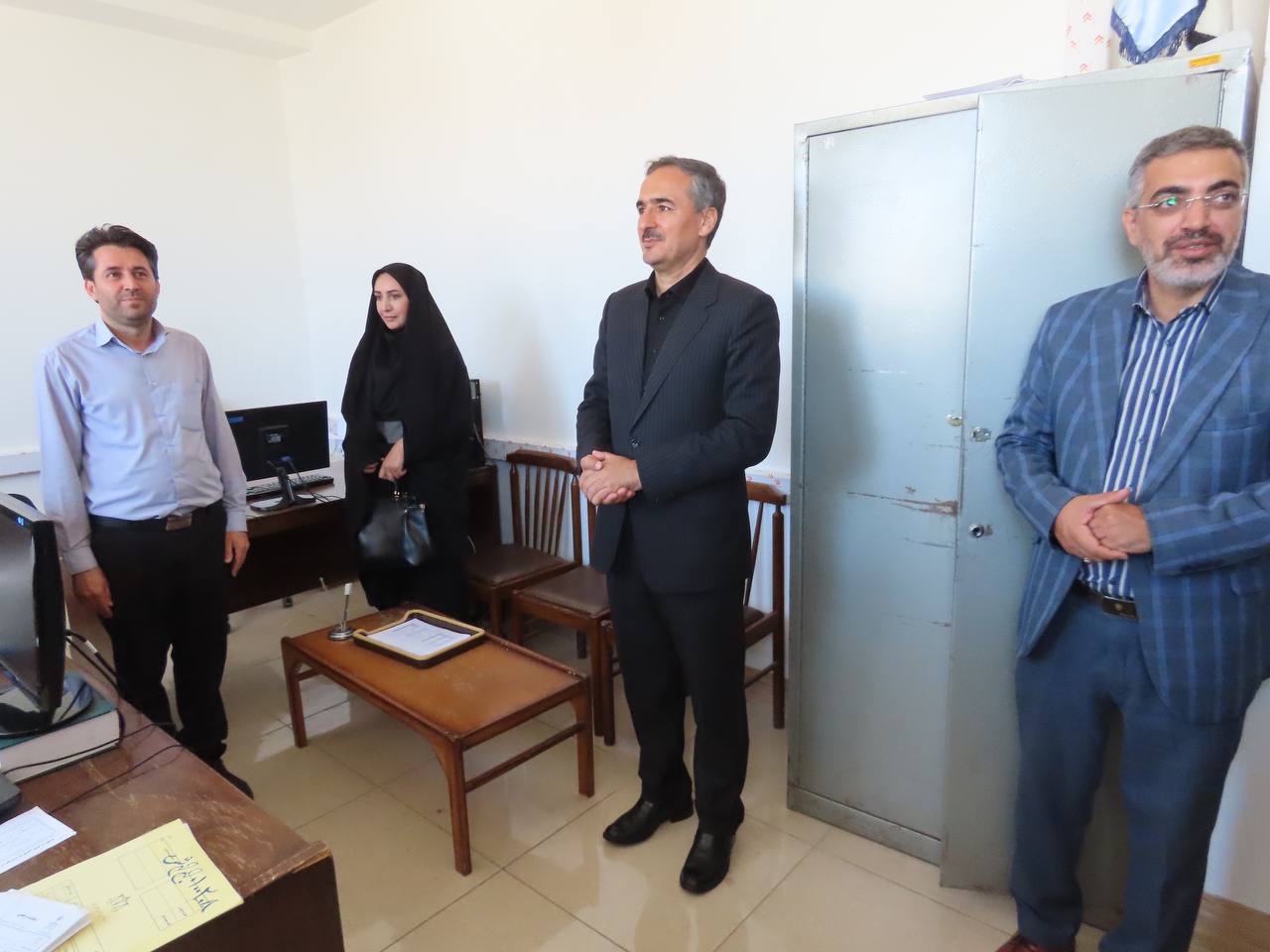 دیدار امام جمعه ، فرماندار و اعضای شورای تأمین با رییس ، قضات و کارکنان حوزه قضائی شهرستان چایپاره