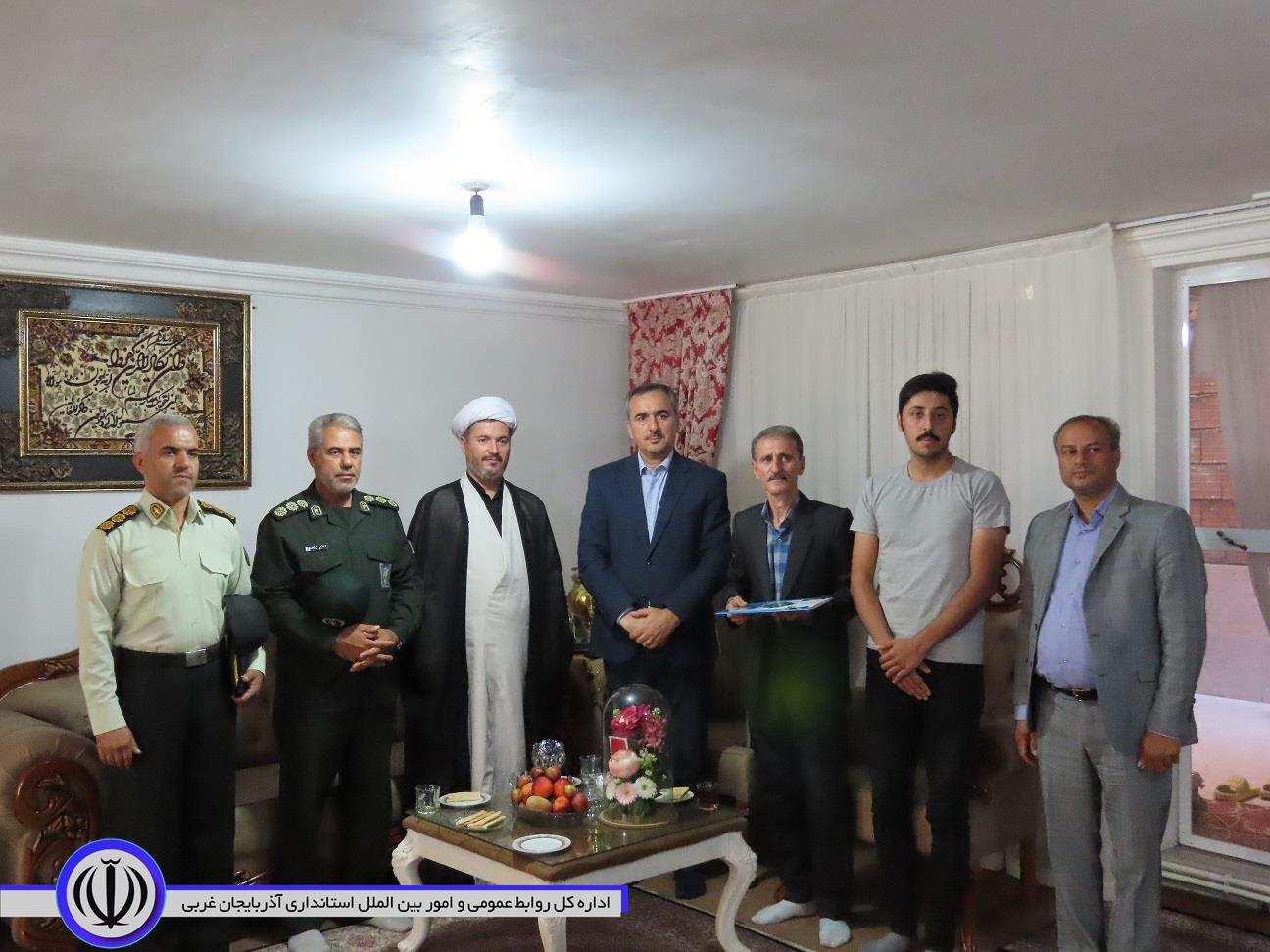 دیدار فرماندار چایپاره با آزادگان سرافراز