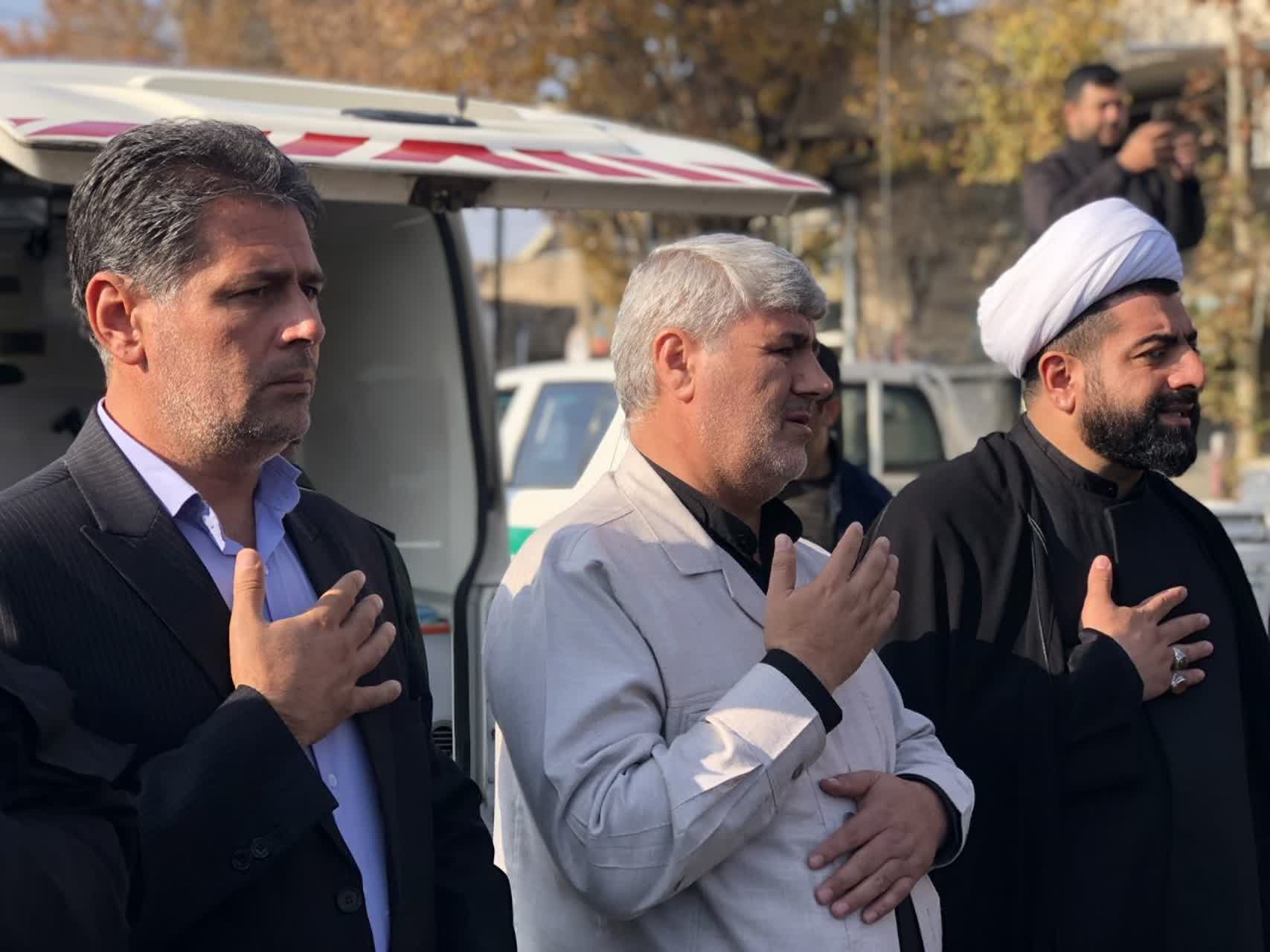 مراسم استقبال و تشییع شهید گمنام در شهرستان چایپاره