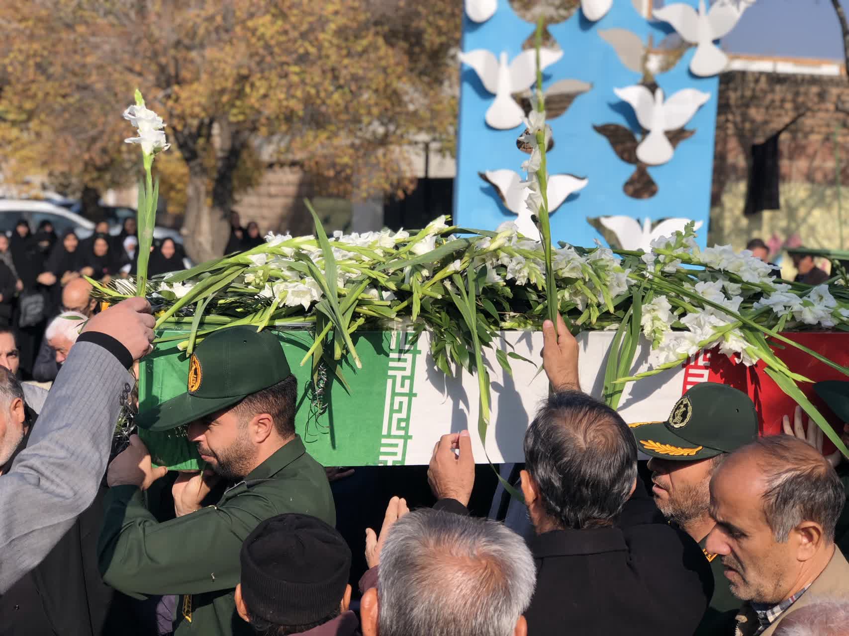 مراسم استقبال و تشییع شهید گمنام در شهرستان چایپاره
