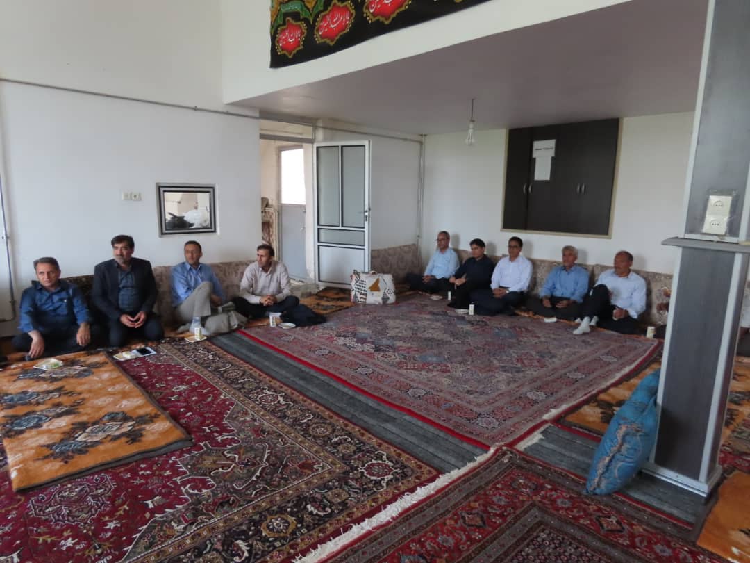 بازدید فرماندار و جمعی از مسئولان شهرستان از روستای کسیان توابع بخش مرکزی