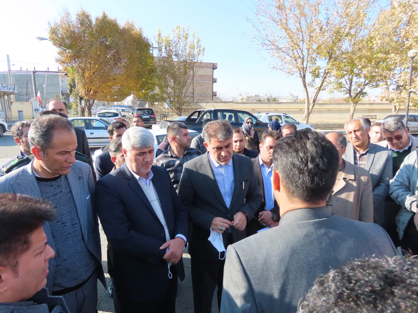 بازدید مدیرکل دفتر توسعه منابع فیزیکی و امور عمرانی وزارت بهداشت ، درمان و آموزش پزشکی از پروژه های نیمه تمام شبکه بهداشت و درمان چایپاره