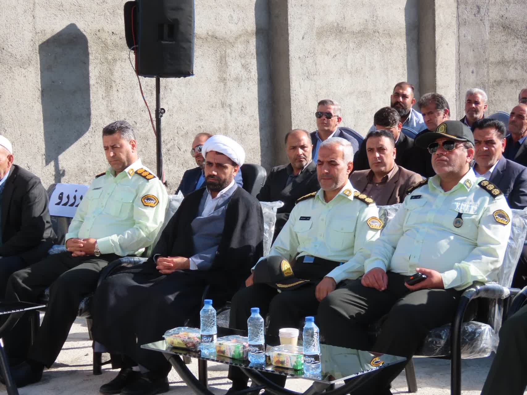 برگزاری آیین افتتاح ساختمان فرماندهی انتظامی بخش حاجیلار شهرستان چایپاره