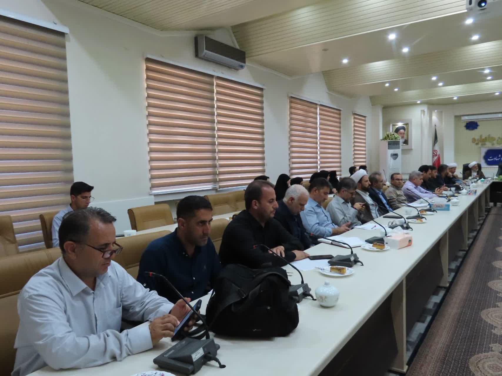 جلسه کارگروه ترویج فرهنگ ایثار و شهادت شهرستان چایپاره