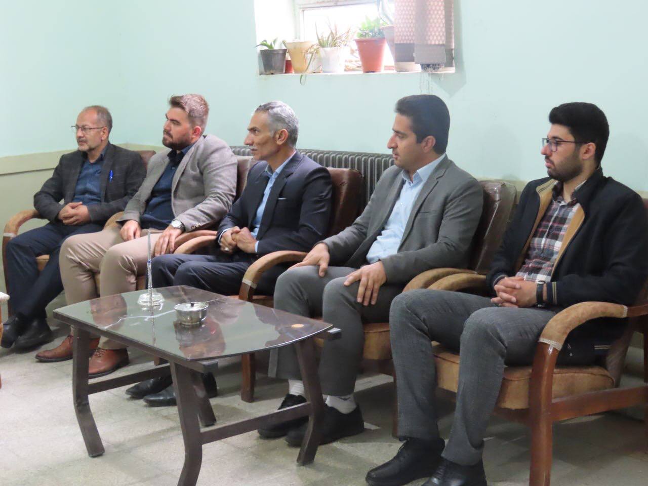 حضور فرماندار شهرستان چایپاره در دبیرستان شهید مطهری
