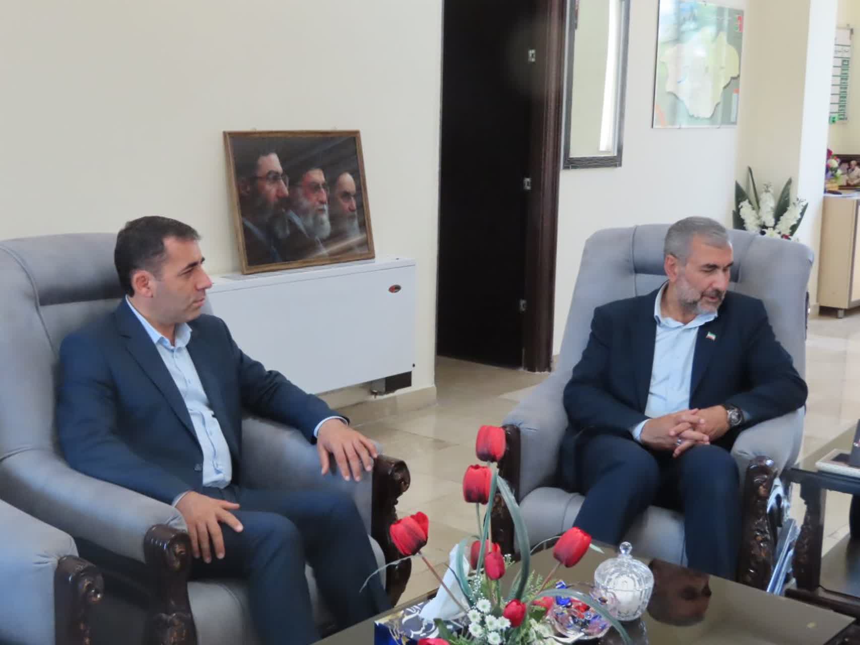 دیدار مدیر کل فرهنگ و ارشاد اسلامی استان با فرماندار چایپاره