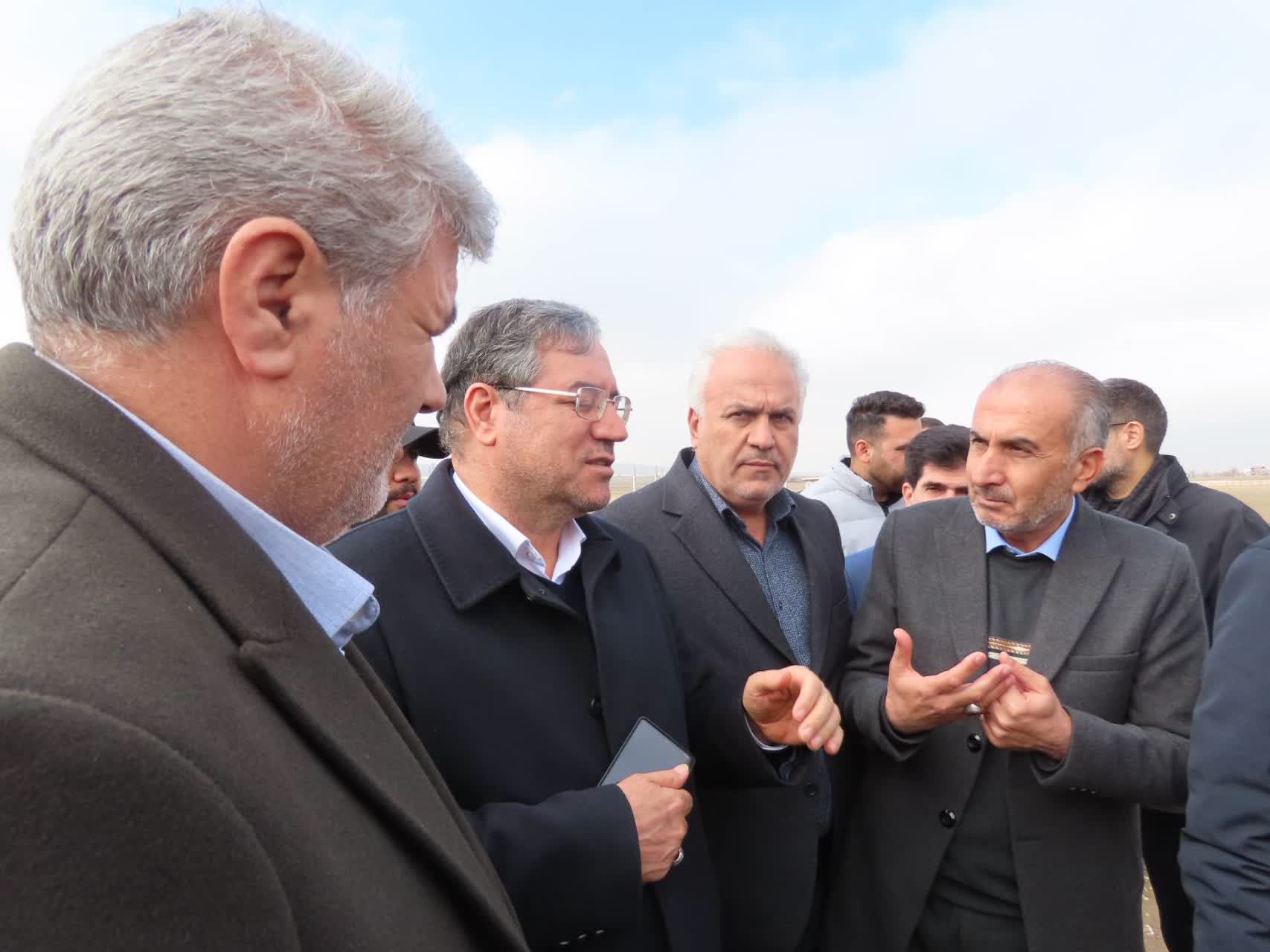 بازدید استاندار آذربایجان‌غربی از مجتمع خدماتی رفاهی در حال احداث بادپا در شهرستان چایپاره