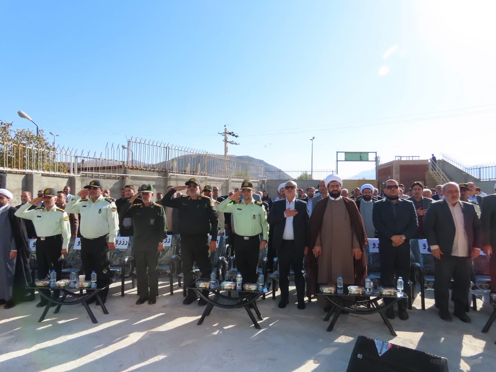 برگزاری آیین افتتاح ساختمان فرماندهی انتظامی بخش حاجیلار شهرستان چایپاره