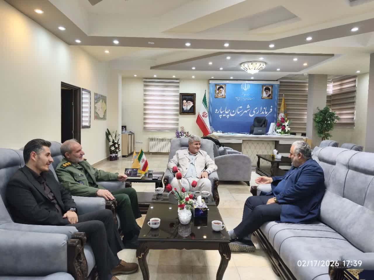 دیدار معاون اجرایی کنگره ملی سرداران و 12 هزار شهید استان آذربایجان غربی با فرماندار چایپاره
