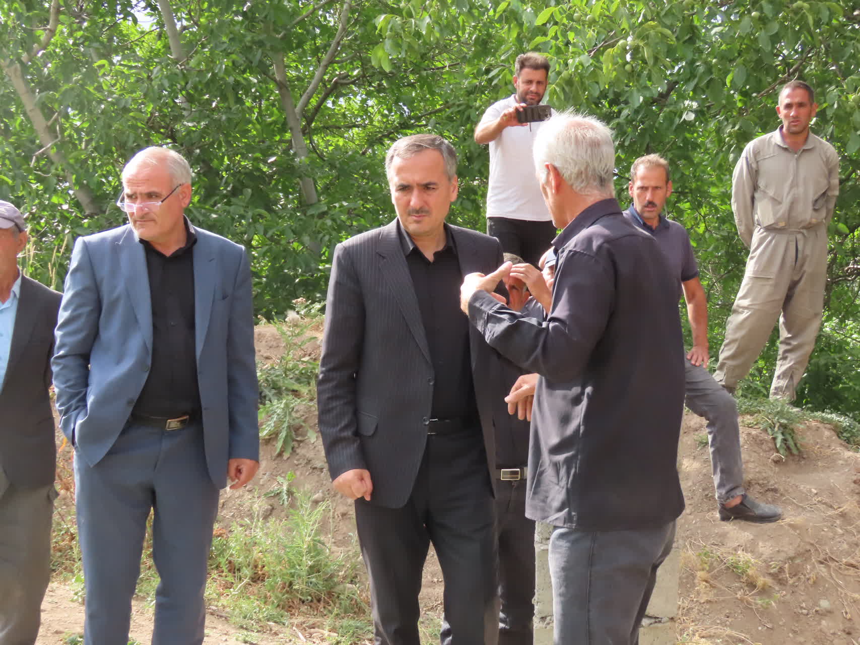 بازدید فرماندار از روستای چیرکندی در شهرستان چایپاره