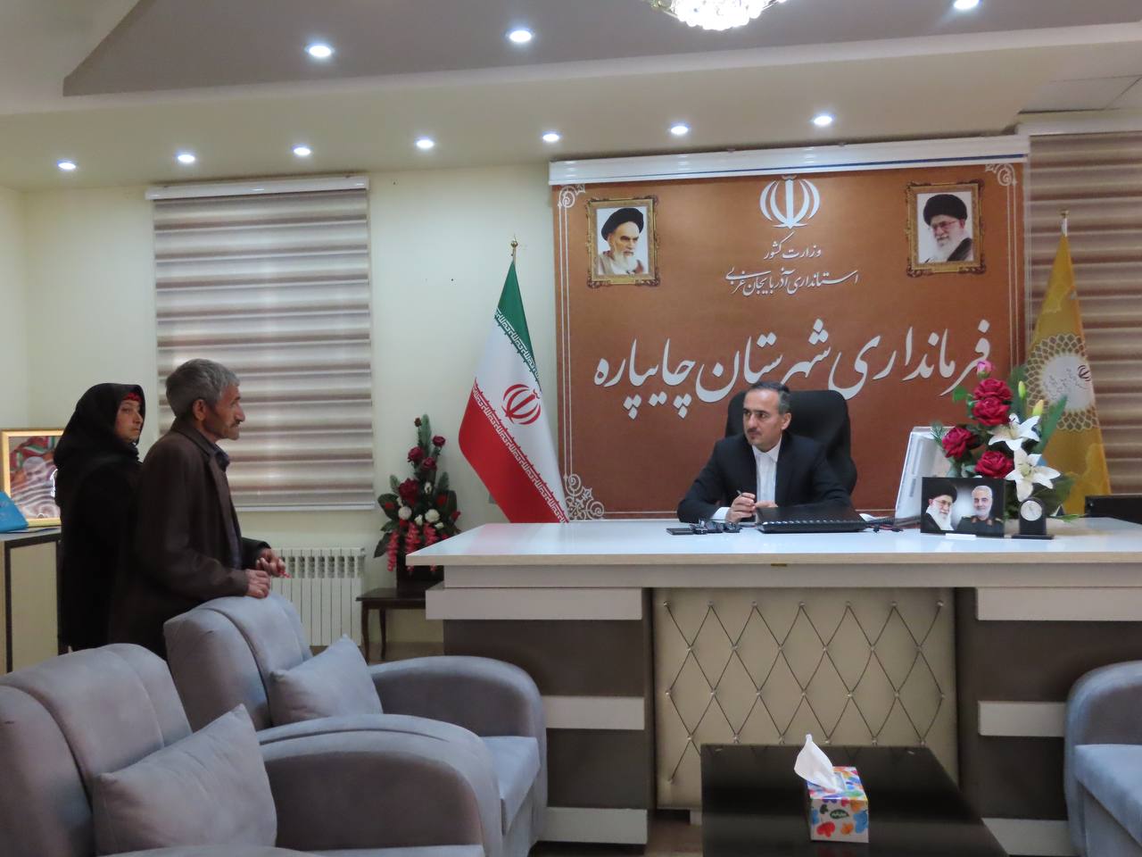 احصاء و بررسی مشکلات مردمی توسط نماینده عالی دولت در شهرستان چایپاره