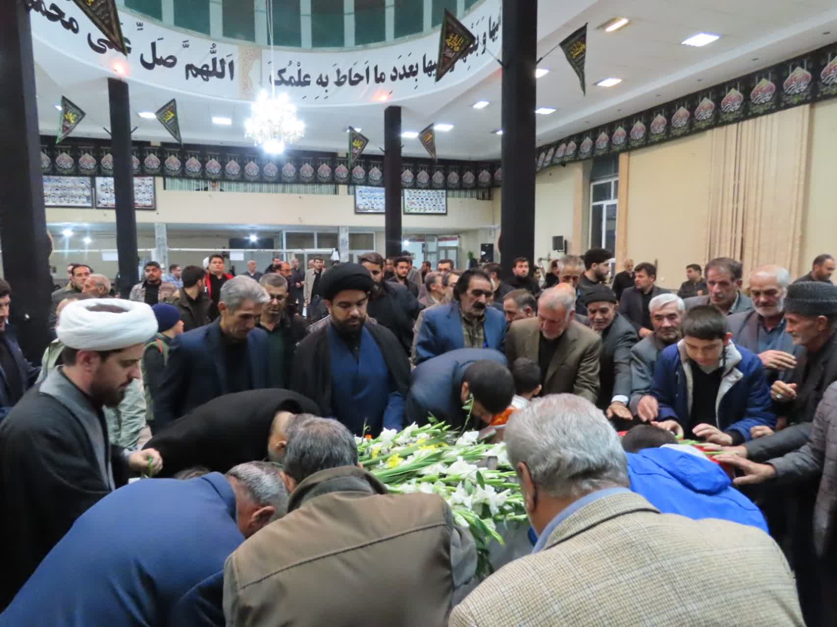 آیین وداع با پیکر مطهر شهید گمنام هشت سال دفاع مقدس