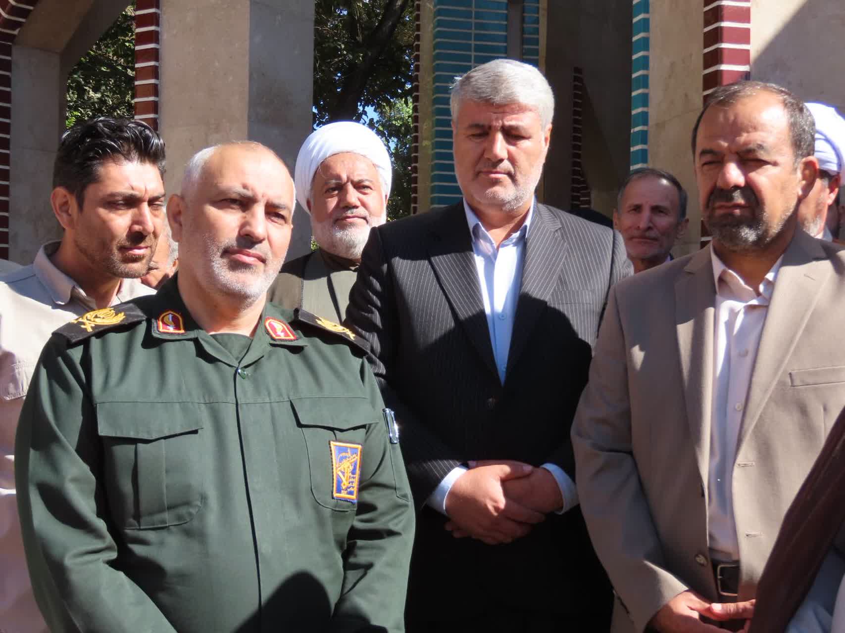 مراسم افتتاح نمایشگاه پایگاههای مقاومت اسوه ناحیه چایپاره