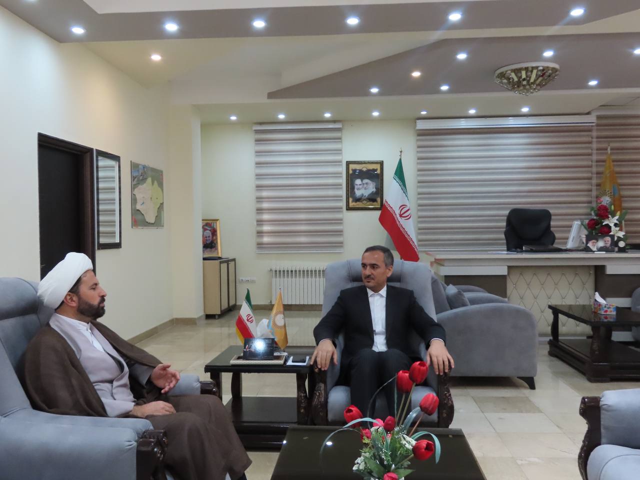 دیدار نوروزی روساء و مدیران دستگاه های اجرایی با فرماندار چایپاره