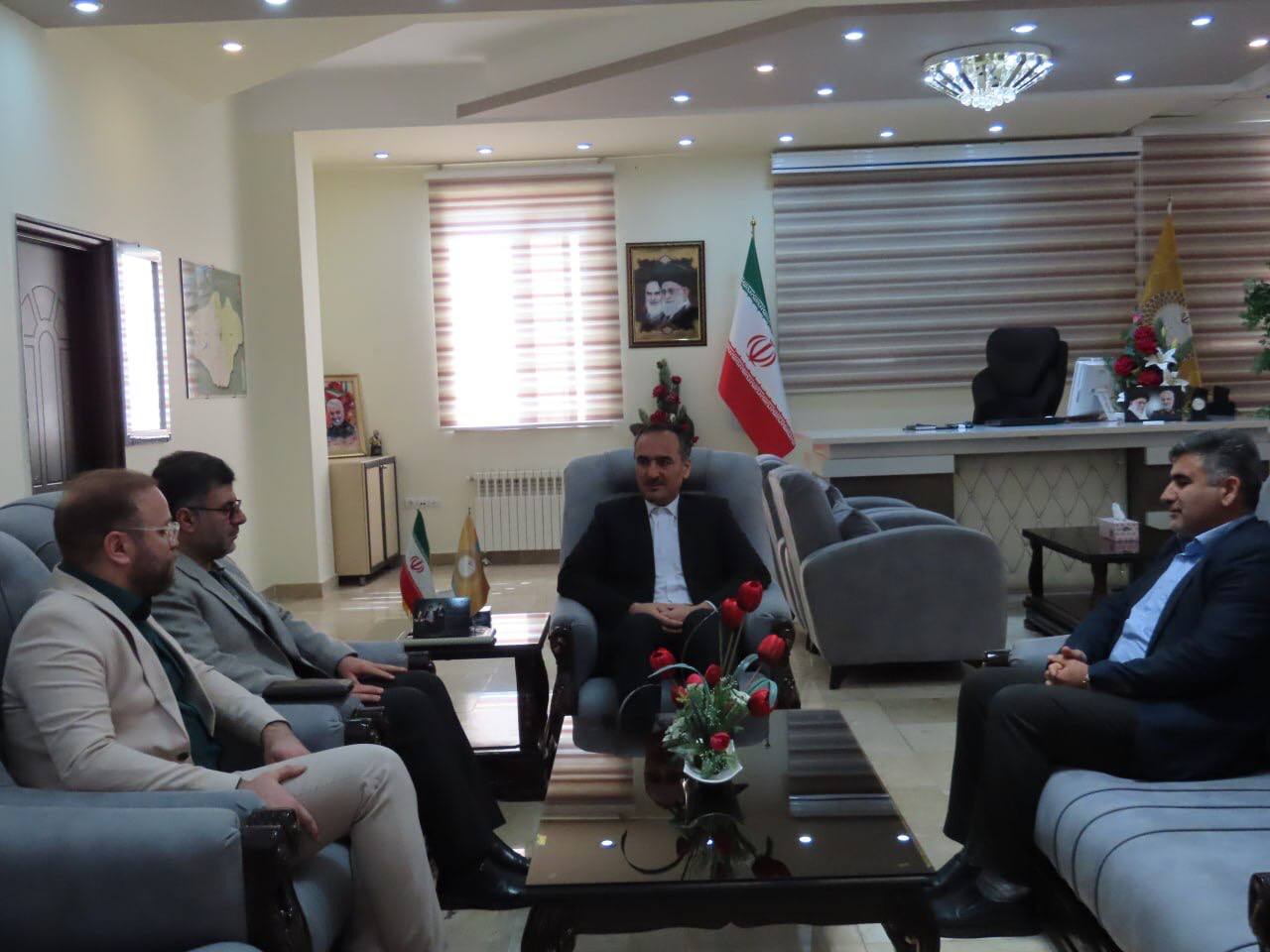 دیدار نوروزی روساء و مدیران دستگاه های اجرایی شهرستان با فرماندار چایپاره