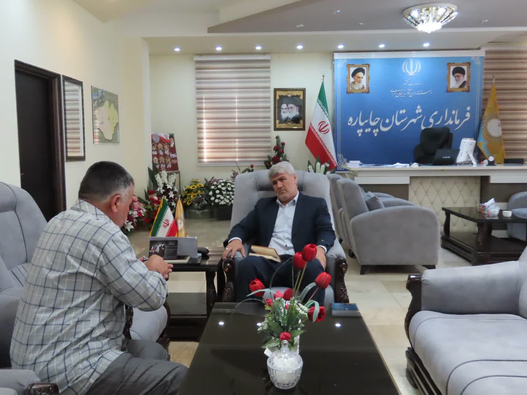 احصاء و بررسی مشکلات مردمی توسط فرماندار شهرستان چایپاره