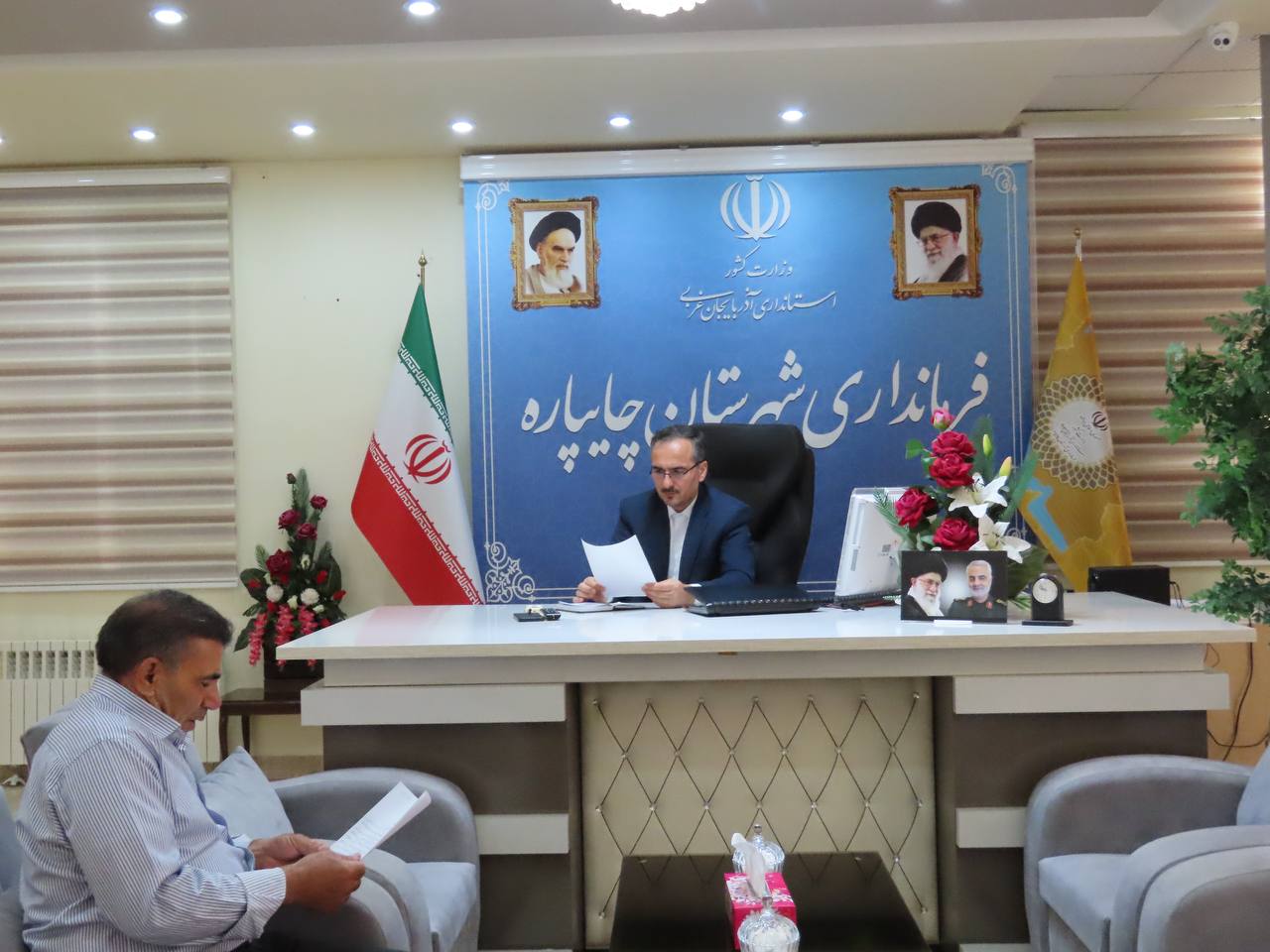 احصاء و بررسی مشکلات مردمی توسط نماینده عالی دولت در شهرستان چایپاره